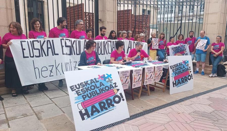 Euskal Eskola Publikoaz Harro! plataformak manifestazioa deitu du urriaren 29rako